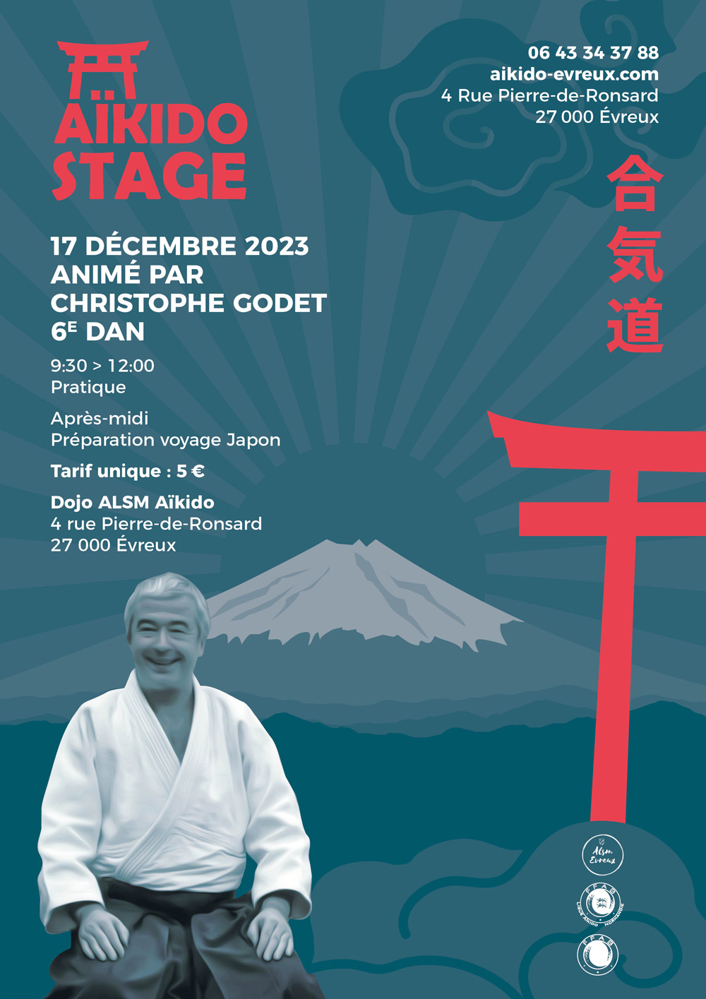 Aikido-stage-preparation-Voyage-Japon-decembre-2023-Christophe-Godet-6e-dan